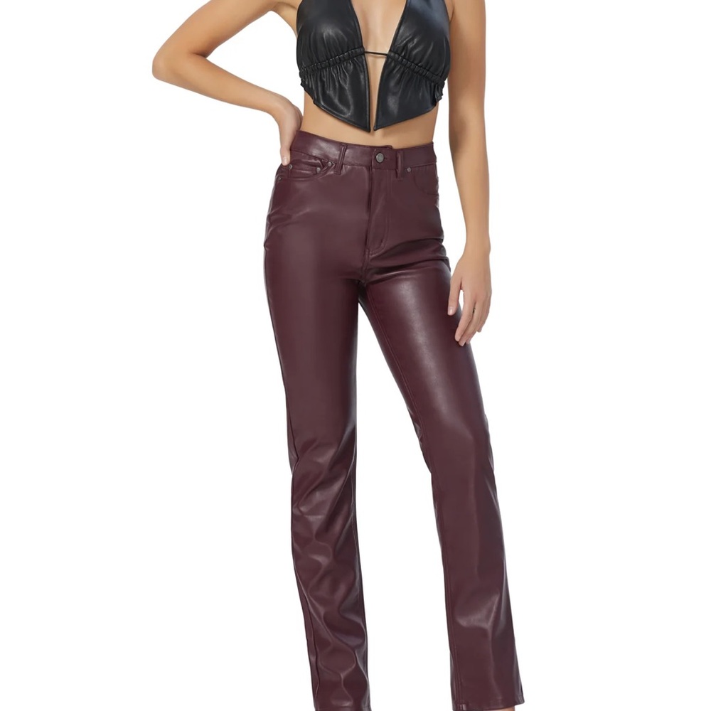 AFRM Heston faux leather pants never worn